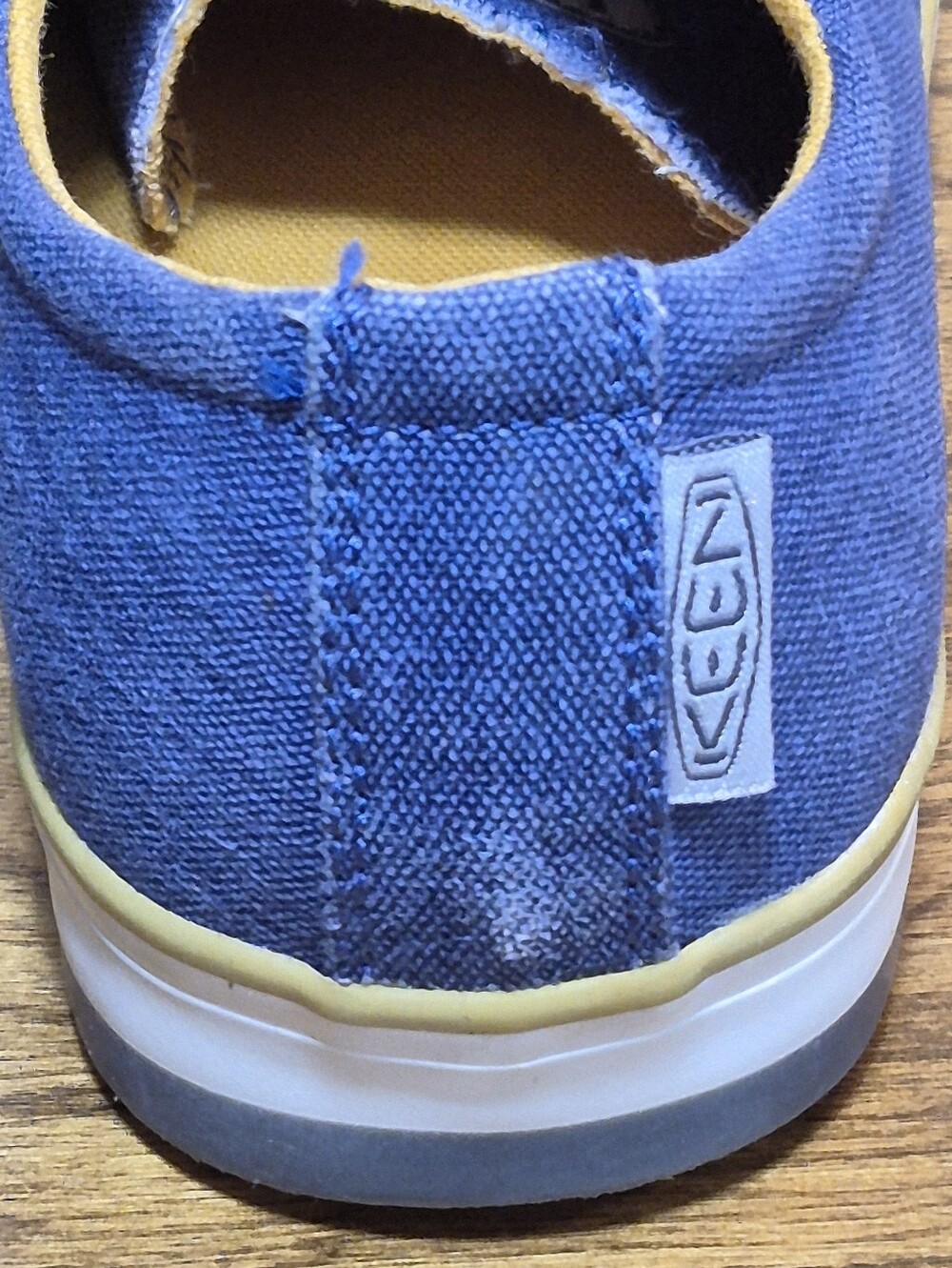 KEEN Women's Coronado Blue Canvas Casual Sneaker, Size US 8 - Picture 16 of 16